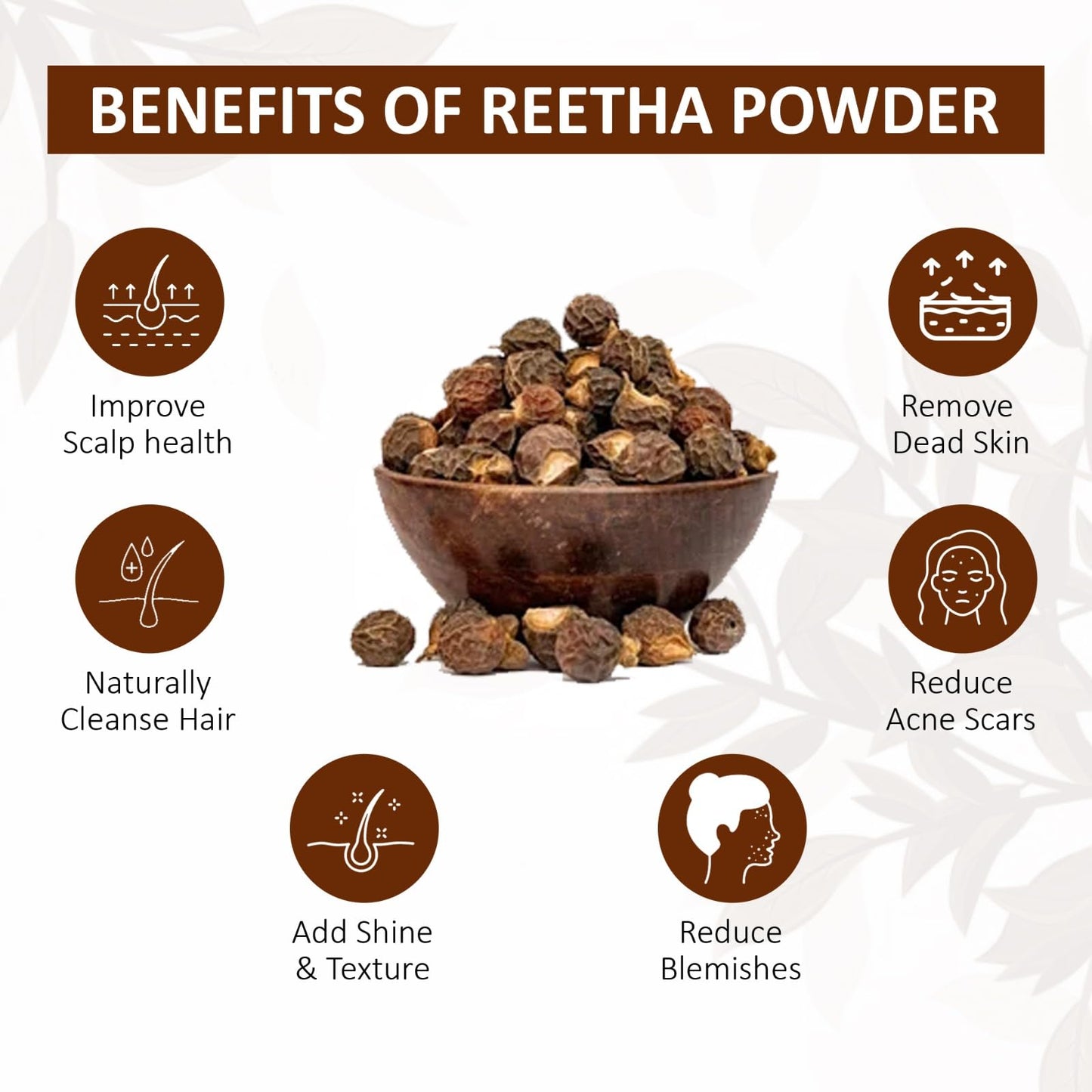 Reetha Powder in Pakistan – Natural Herbal Cleanser for Hair Care & Scalp Health