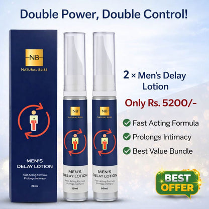 2X MEN'S DELAY LOTION
